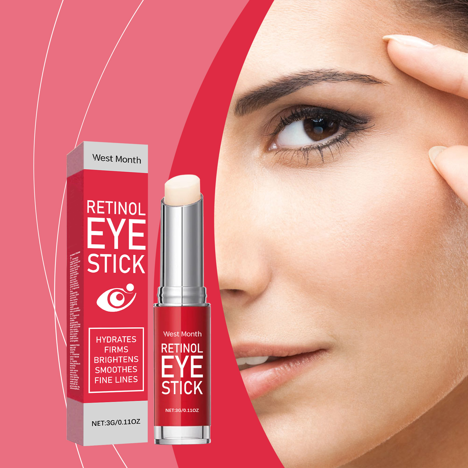 Women Bags Under Eyes - Retinol-Augenstift mit Kollagen, Anti-Aging-Aufhellungs-Augencreme für Schwellungen