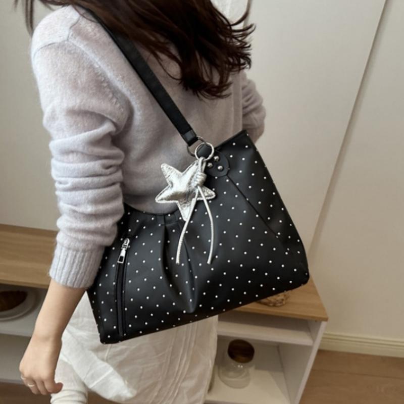Shopper Tote Canvas - Vintage PU-Tragetasche, lässige Studententasche, 2026 Neu,