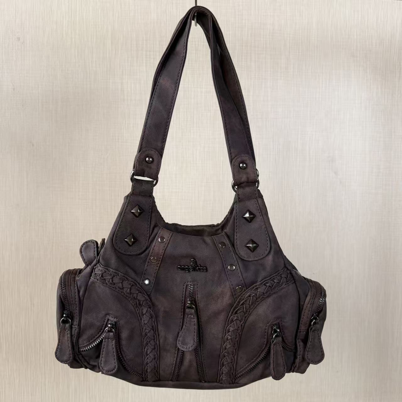 Women'S Bags Top 10 - Angel Kiss Damen-Handtaschen, Denim-Tragetasche, modische Umhängetasche,