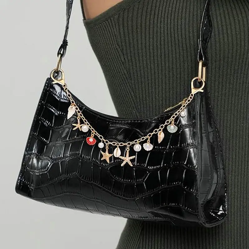 Women Bags Golden - Taschenanhänger für Handtaschen, goldener Schlüsselanhänger, Geldbörse,