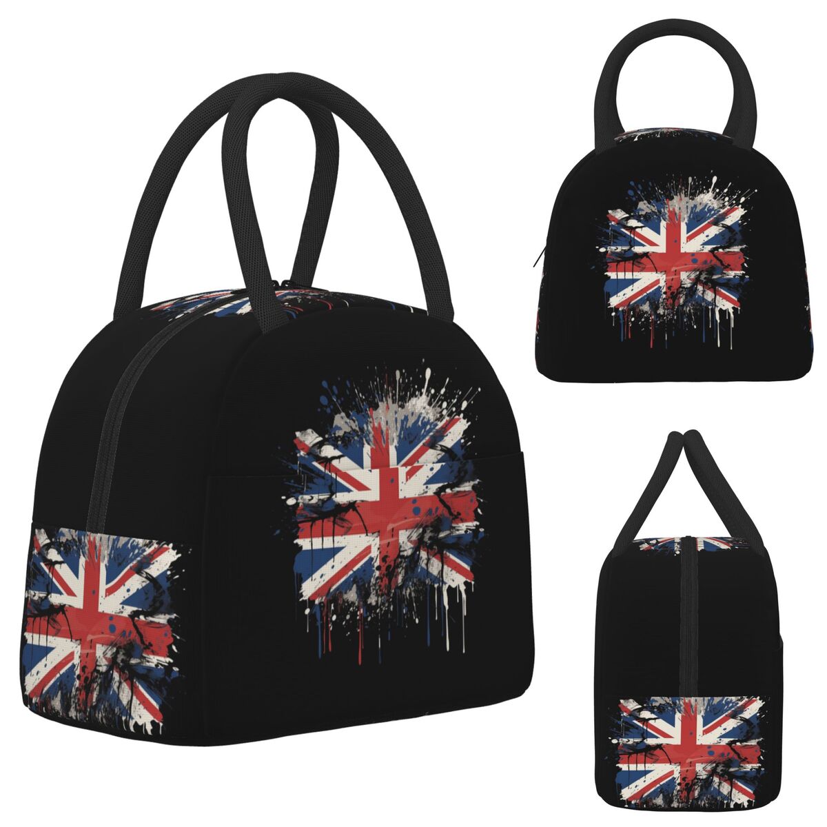 Women Bags Uk - Isolierte Lunchtasche mit Union Jack-Flagge des
