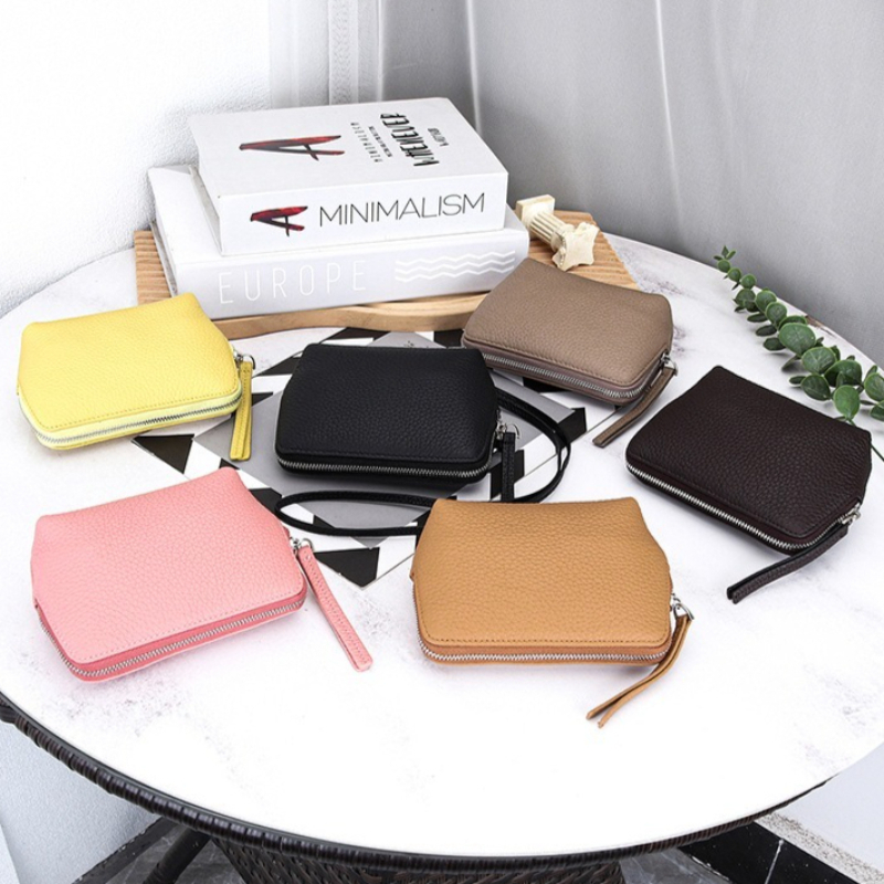 Women'S Bags Top 10 - Hängende Halstasche für Damen, Echtleder-Aufbewahrungstasche für