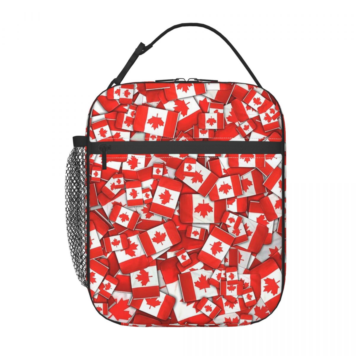 Women Bags In Canada - Isolierte Lunchtasche mit kanadischem Flaggenmuster für