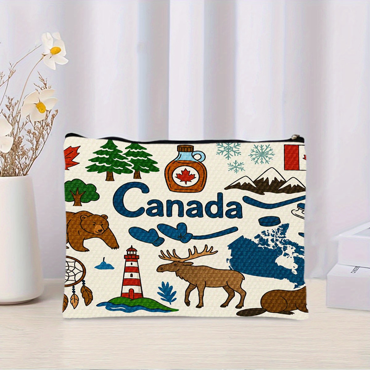 Women Bags In Canada - Eine Kosmetiktasche mit Kanada-Motiv – süße
