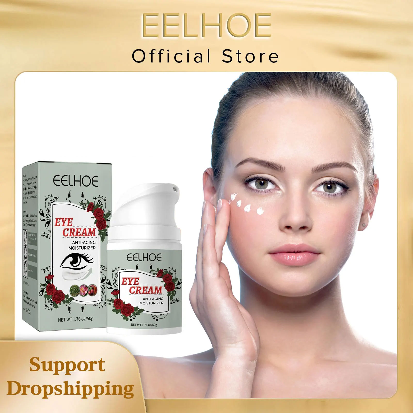 Women Bags Under Eyes - Eelhoe Anti-Aging-Augen creme reduziert Augen falten