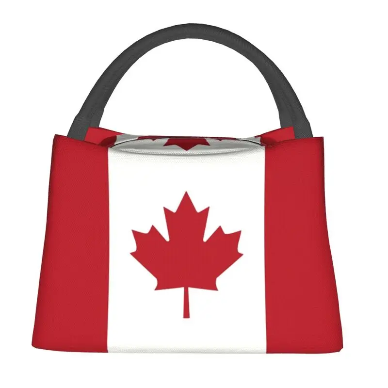 Women Bags In Canada - Isolierte Lunchtaschen mit Flagge von Kanada