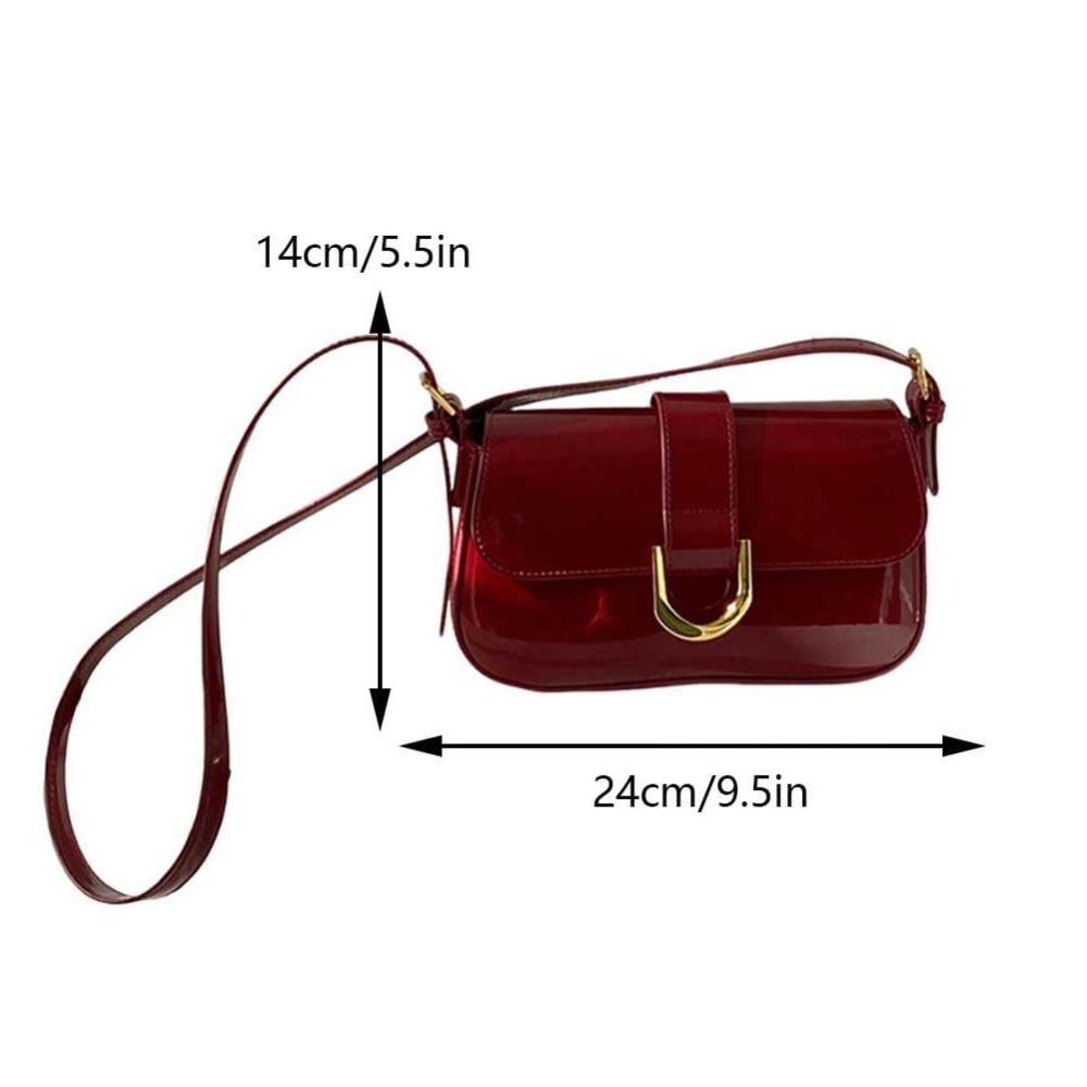 Klassische PU-Leder-Hufeisensc – Women Bags Zara Bewertung und Preis