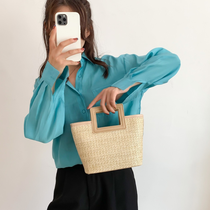 Quadratische Stroh-Handtasche  – Women'S Bags Top 10 Bewertung und Preis