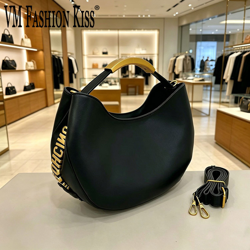Halbkreisförmige Damen-Handtas – Women Bags Golden Bewertung und Preis
