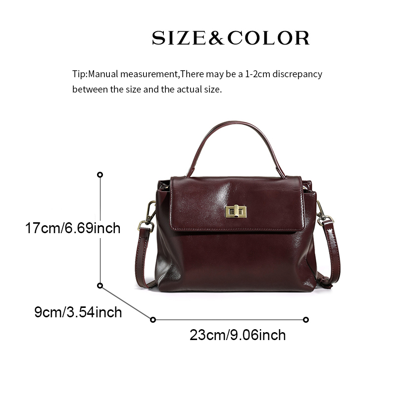 Echte Leder-Umhängetasche für  – Women Bags Zara Bewertung und Preis
