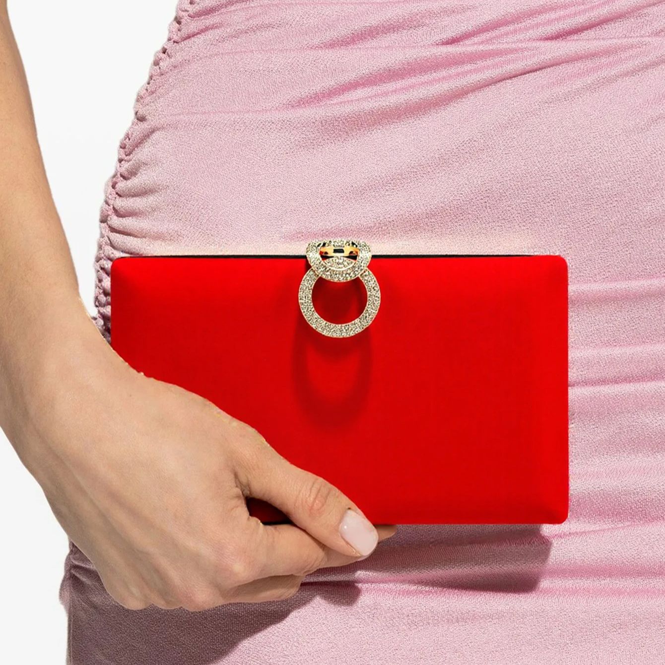 Samt Damen Abendtaschen Diaman – Women Bags Golden Bewertung und Preis