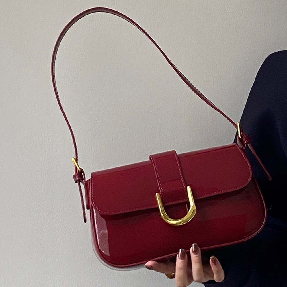 Retro Patent Leder Schulter Ta – Women Bags Zara Bewertung und Preis