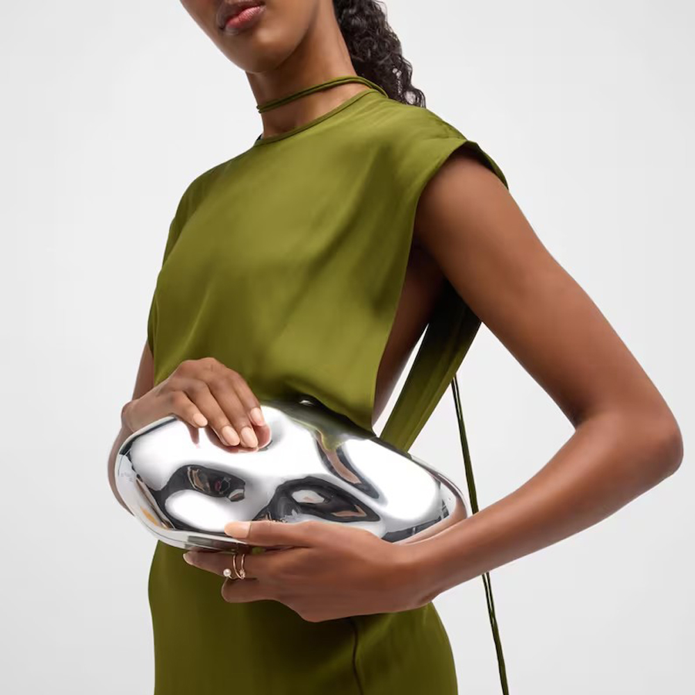 Zitronenfarbene Damen-Clutch a – Women Bags Golden Bewertung und Preis