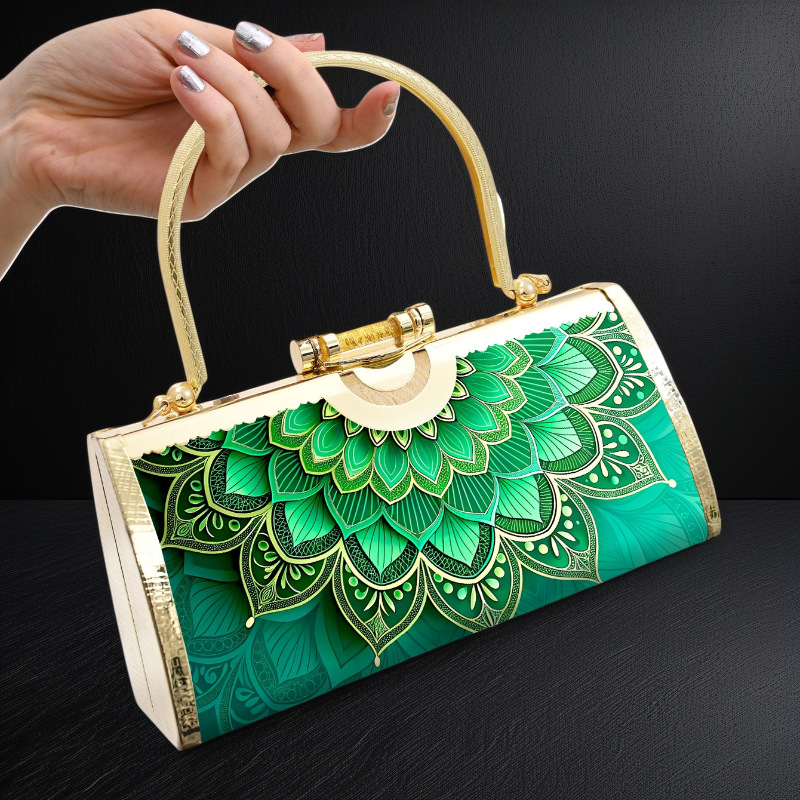 Goldene Diamant-Verzierte Cheo – Women Bags Golden Bewertung und Preis