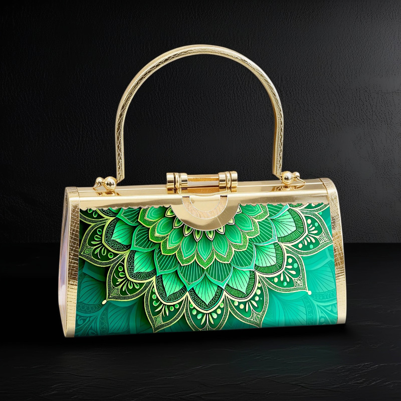 Goldene Diamant-Verzierte Cheo – Women Bags Golden Bewertung und Preis