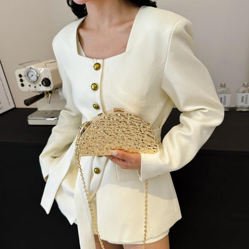 Luxuriöse goldene Abendtaschen – Women Bags Golden Bewertung und Preis