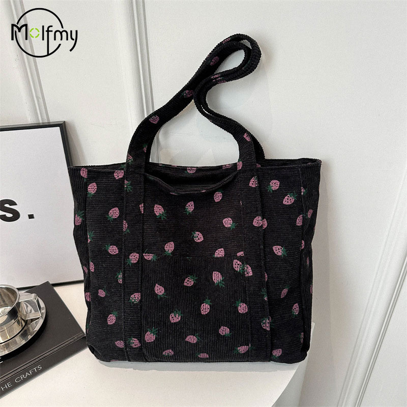 Cordhandtasche Erdbeeren Stran – Women Bags Zara Bewertung und Preis
