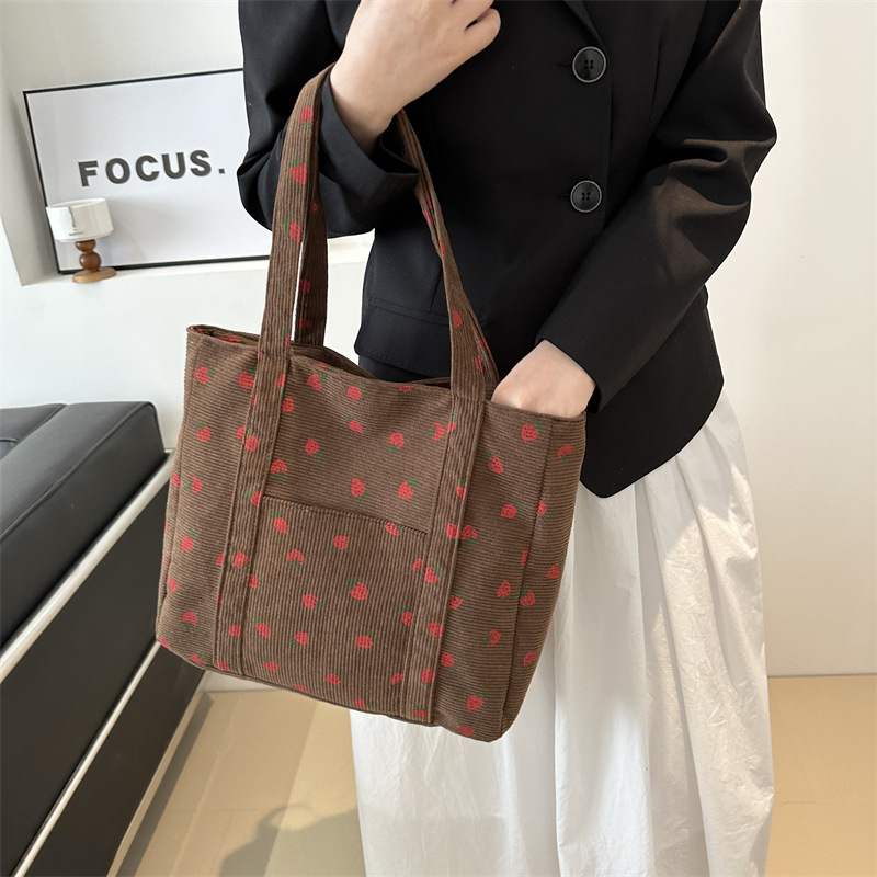 Cordhandtasche Erdbeeren Stran – Women Bags Zara Bewertung und Preis