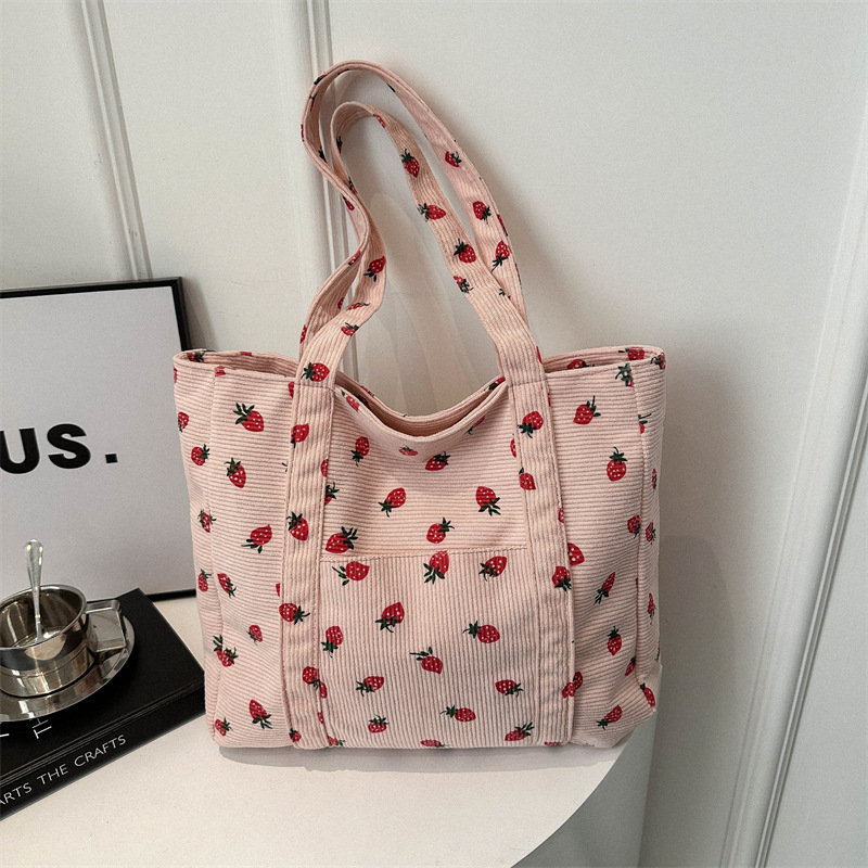 Cordhandtasche Erdbeeren Stran – Women Bags Zara Bewertung und Preis