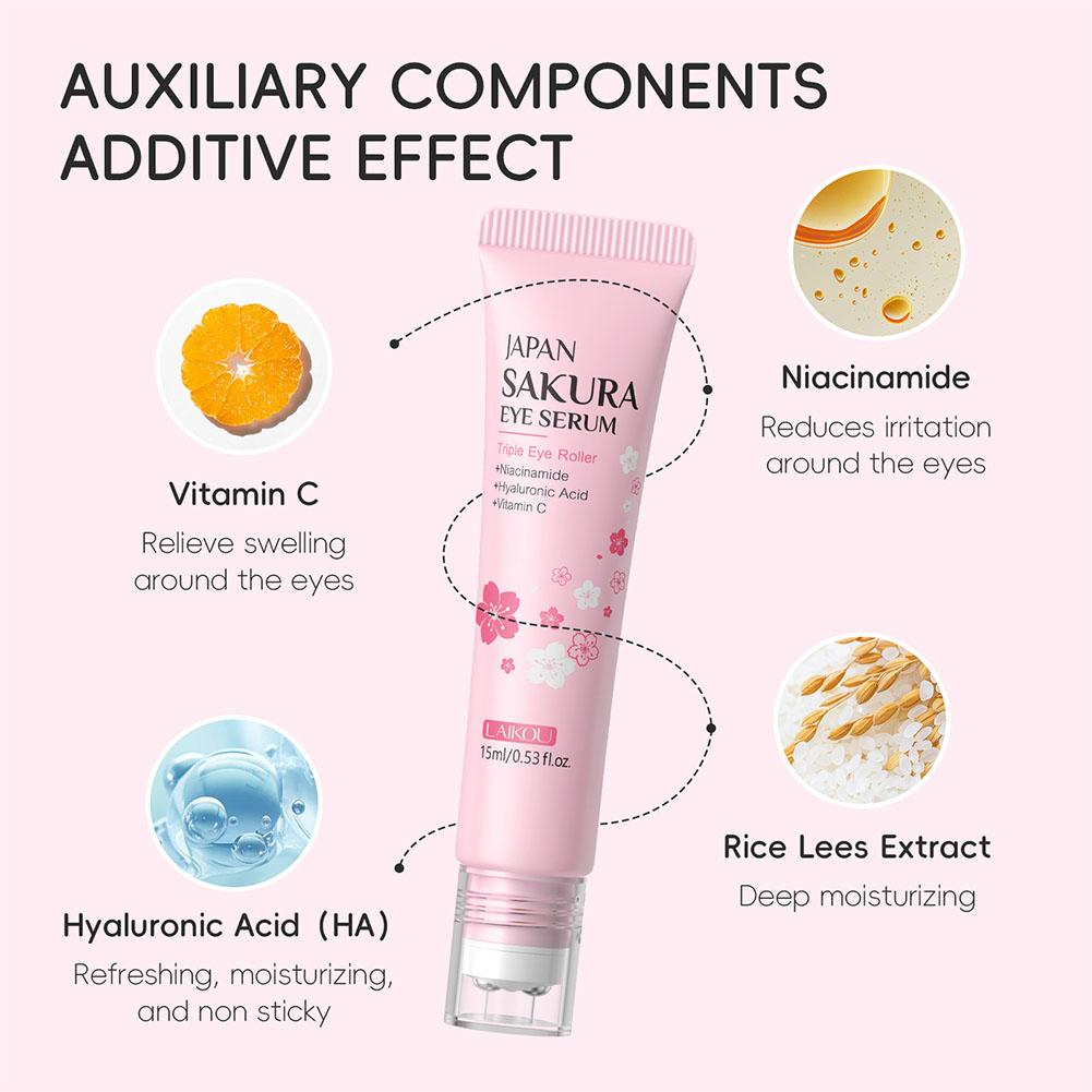 15ml Sakura Roller Augenserum  – Women Bags Under Eyes Bewertung und Preis
