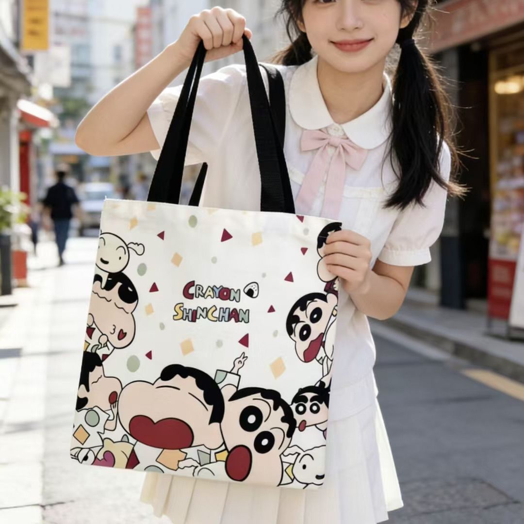 2026 Neue Crayon Shin-chan Can – Shopper Tote Canvas Bewertung und Preis