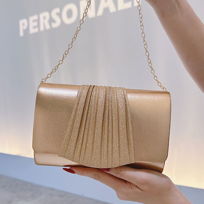 Goldene kleine Abend-Clutch fü – Women Bags Golden Bewertung und Preis