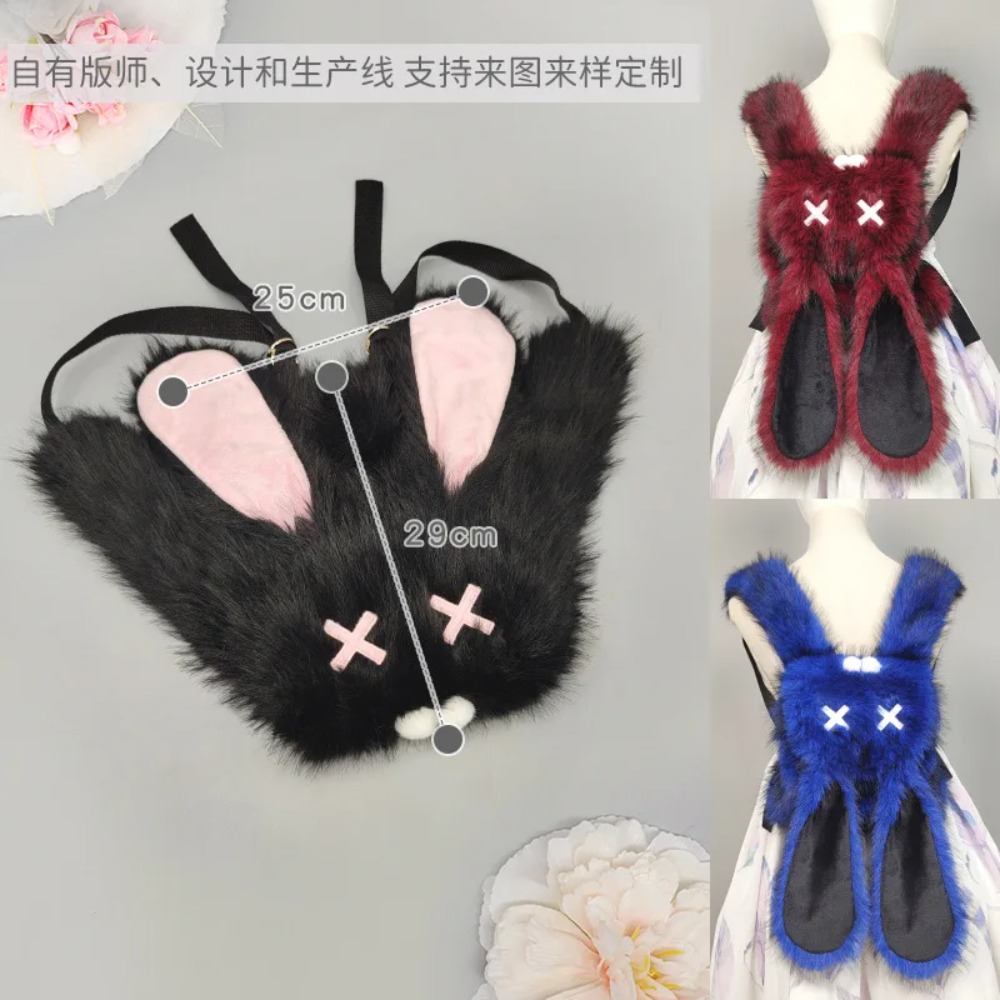 Y2K Punk Plüsch-Hasenrucksack  – Women X Bags Bewertung und Preis