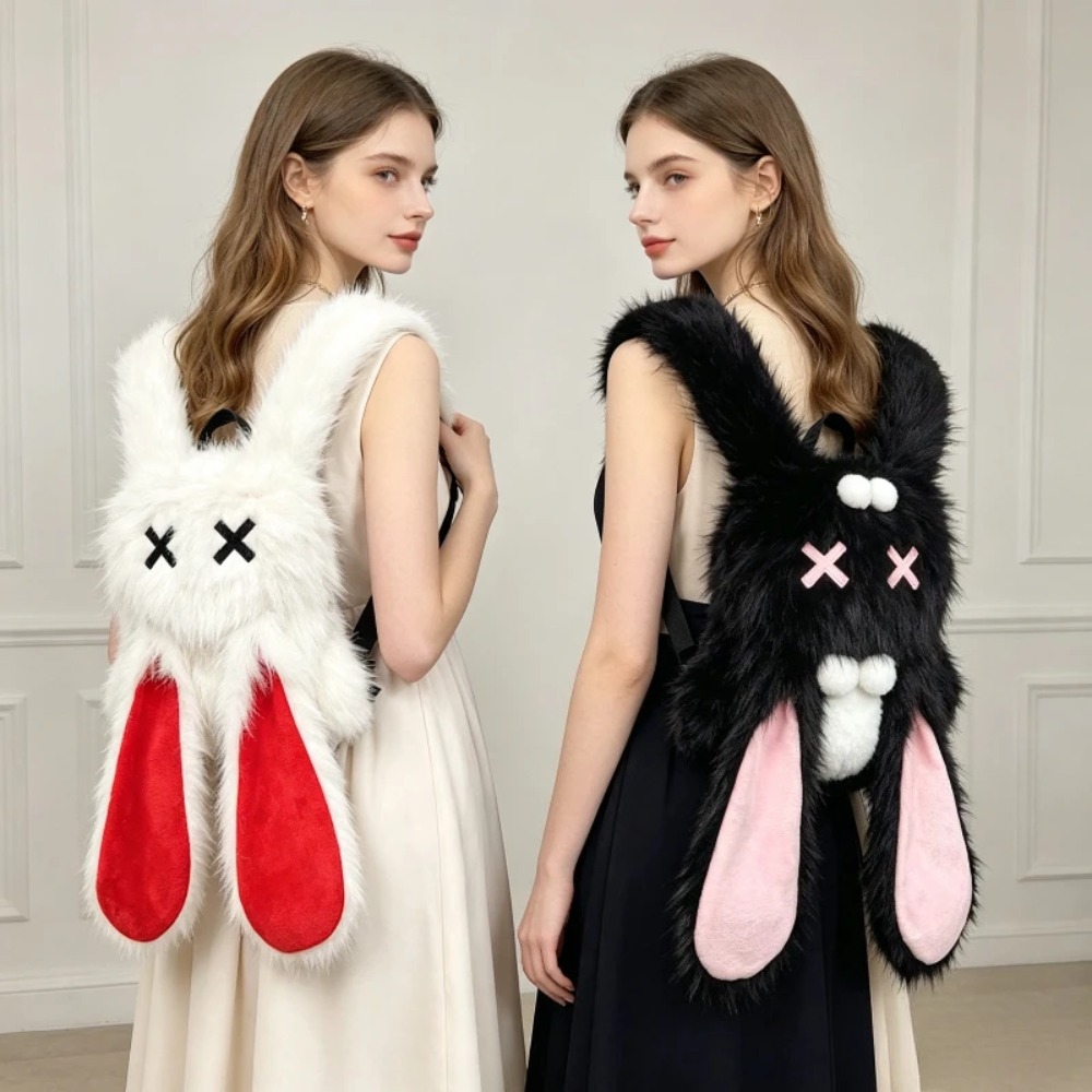 Y2K Punk Plüsch-Hasenrucksack  – Women X Bags Bewertung und Preis