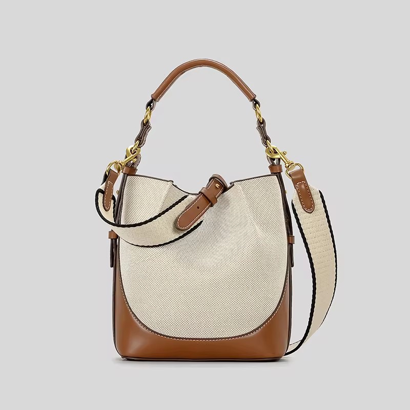 Mode getäfelte Leinwand Eimer  – Women Bags Zara Bewertung und Preis
