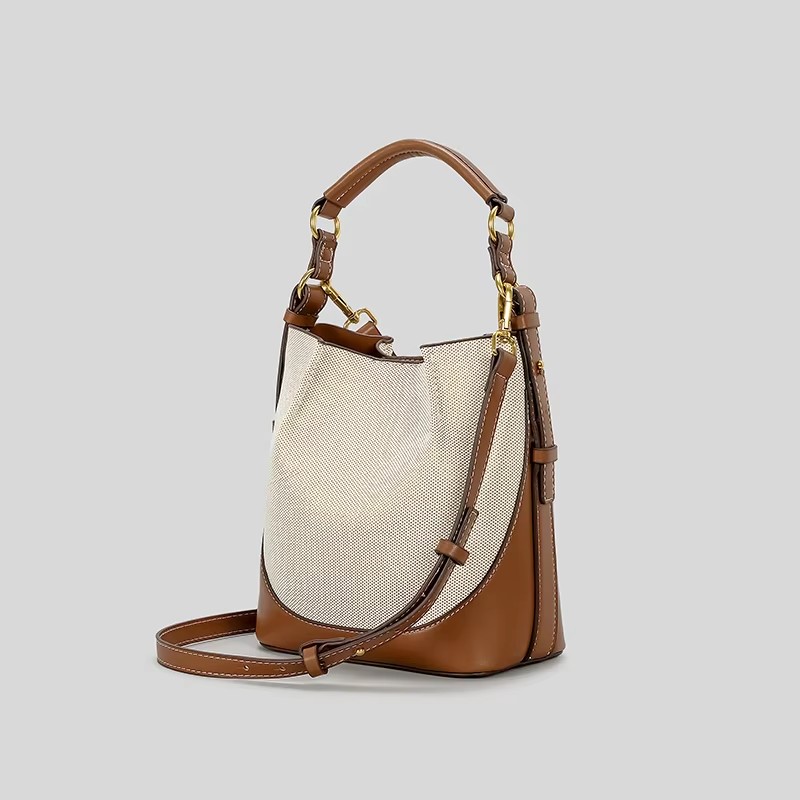 Mode getäfelte Leinwand Eimer  – Women Bags Zara Bewertung und Preis