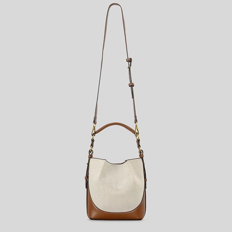 Mode getäfelte Leinwand Eimer  – Women Bags Zara Bewertung und Preis