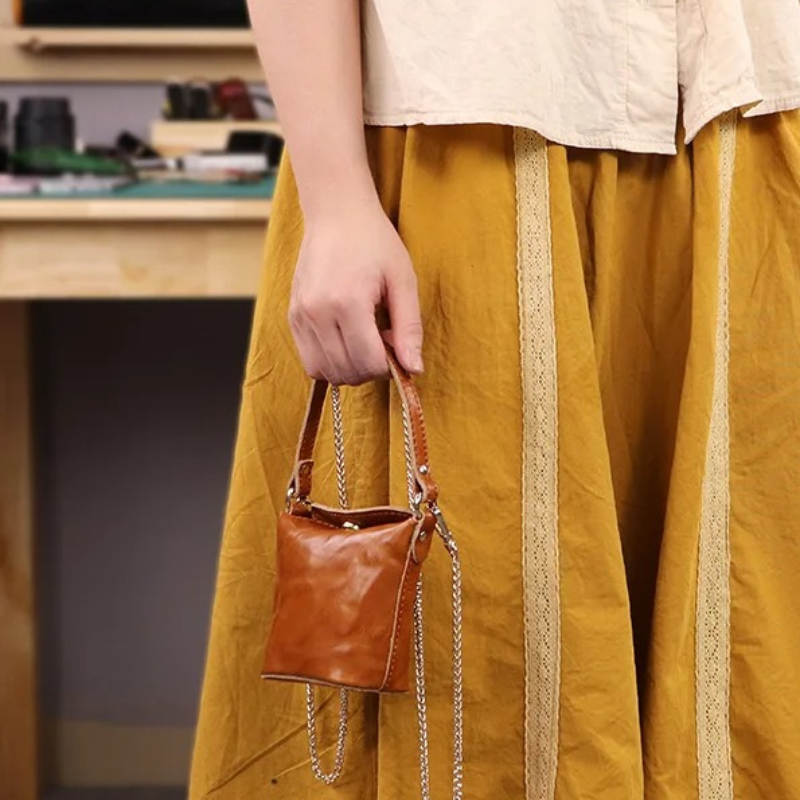Ölwachsleder Mini-Bucket-Bag - – Women'S Bags Top 10 Bewertung und Preis