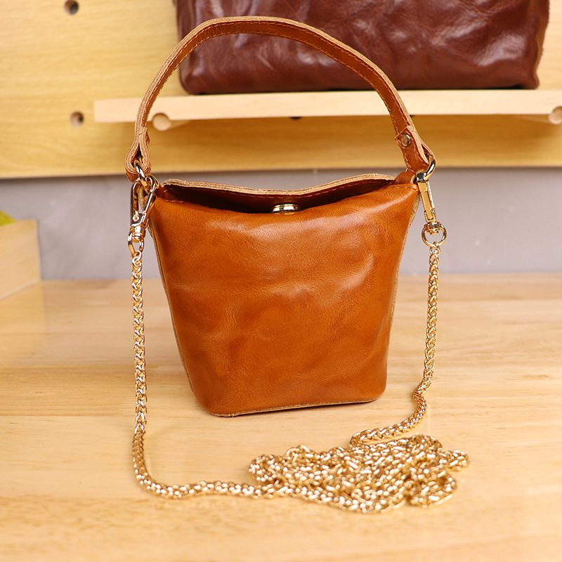 Ölwachsleder Mini-Bucket-Bag - – Women'S Bags Top 10 Bewertung und Preis