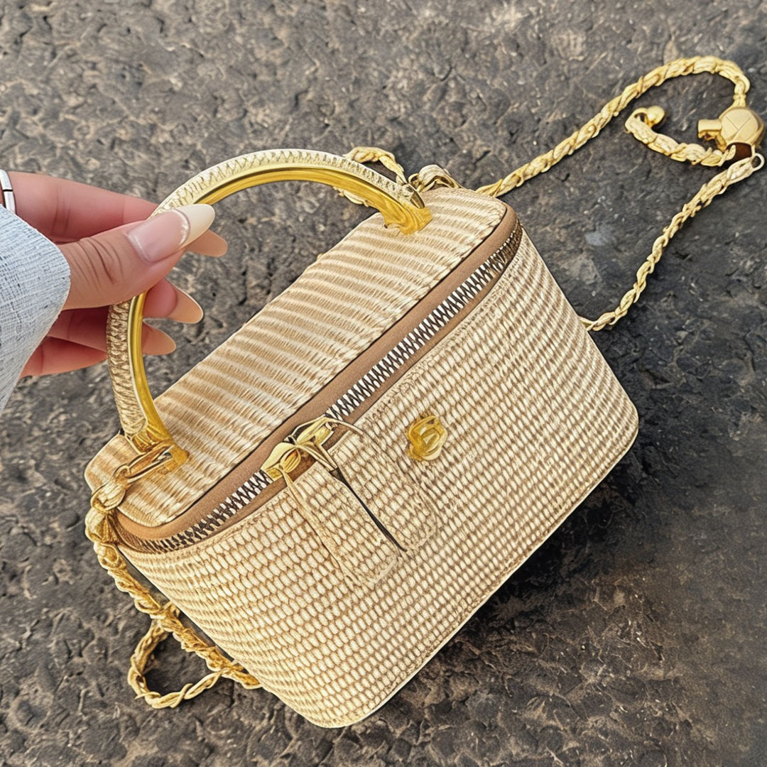 2026 neue gewebte Muster-Box-T – Women Bags Golden Bewertung und Preis